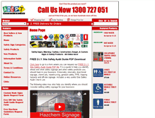 Tablet Screenshot of adeptsafetyonline.com.au
